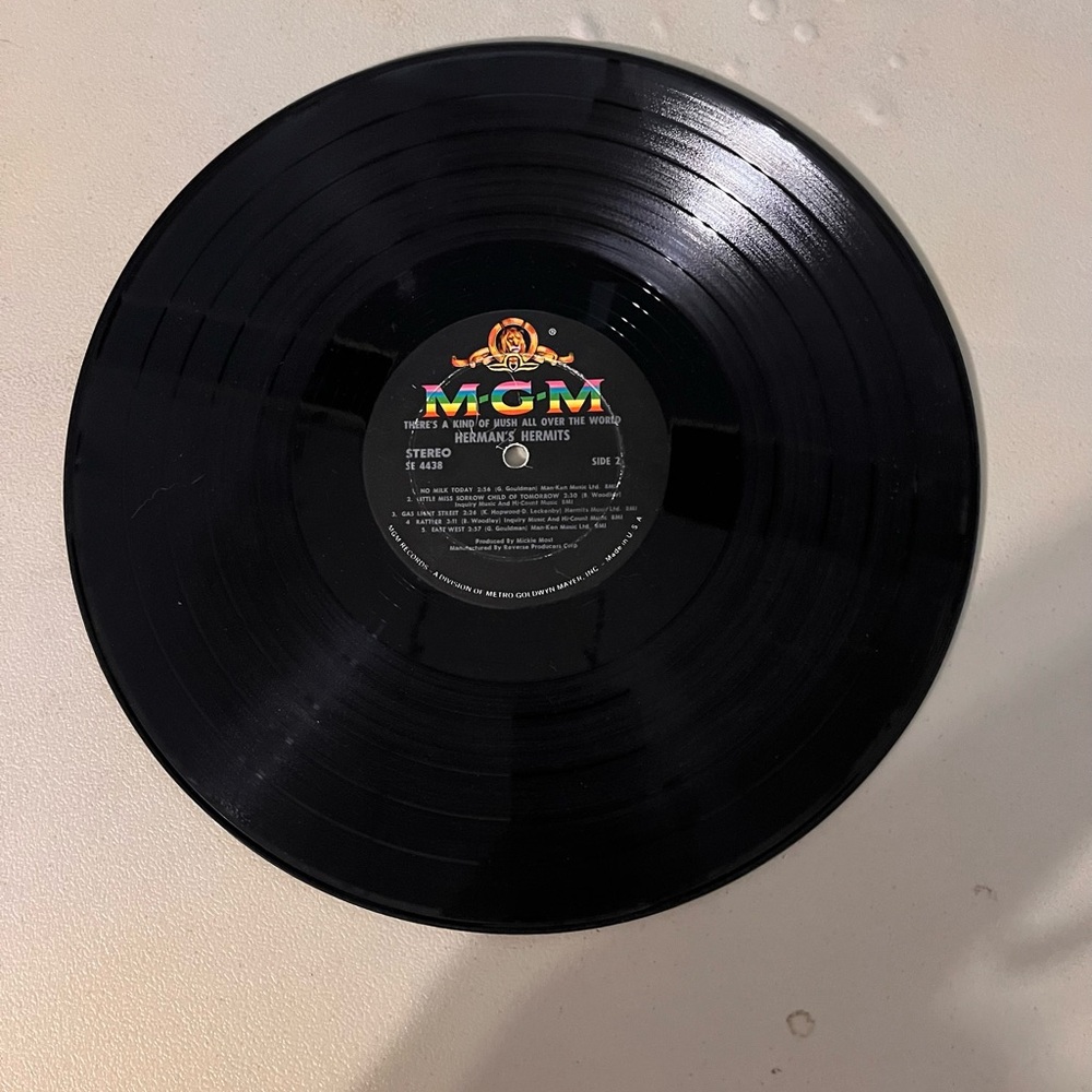 Herman’s Hermits There’s A Kind of Hush All Over the World Vinyl Album